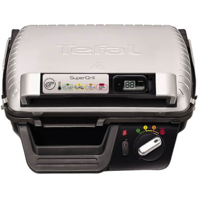 Grătar electric Tefal GC451B12 Supergrill Timer - cadoul perfect pentru frați și surori