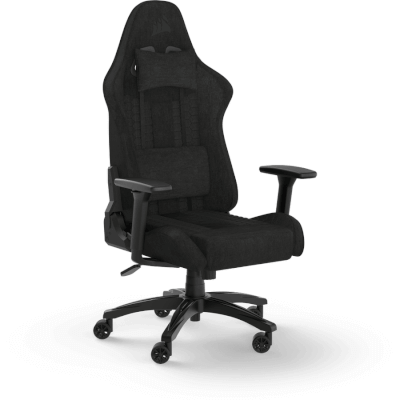 Scaun gaming Corsair TC100 Relaxed Black - cadoul perfect pentru micii gameri