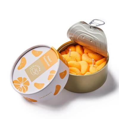 CandleCan Peeled Tangerines - Lumânare aromată perfectă pentru părinți