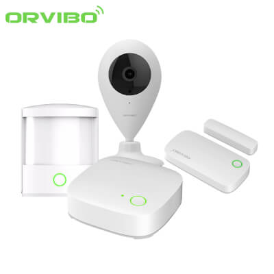 Cumpara Kit-ul de securitate Orvibo 5 in 1 - Mini Hub ZigBee, Senzori Usa, PIR, Camera Video