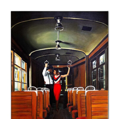 Cumpără reproducerea pictată în ulei după Jack Vettriano - Cadou cultural perfect