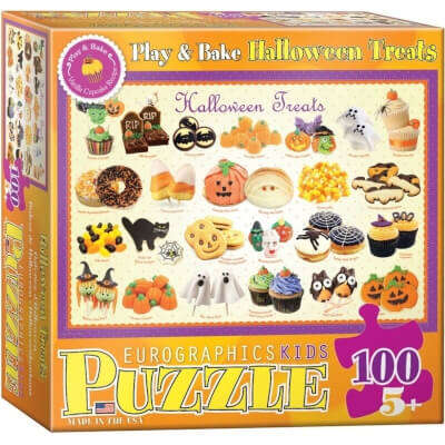 Cumpără Puzzle Halloween Treats - 100 piese pentru o seară de toamnă