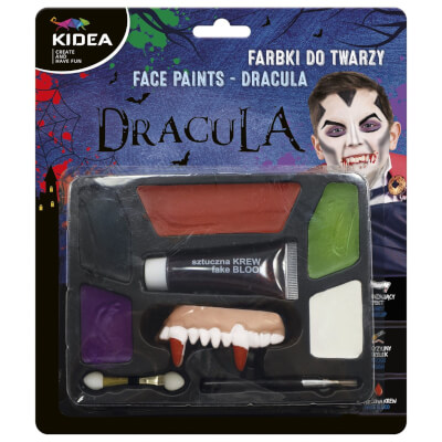 Cumpără Setul de pictură de Halloween pentru față, Kidea - Tematică Dracula