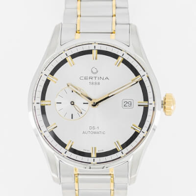 Cumpara Certina Ceas automatic argintiu auriu subcadran elegant pentru ocazii speciale